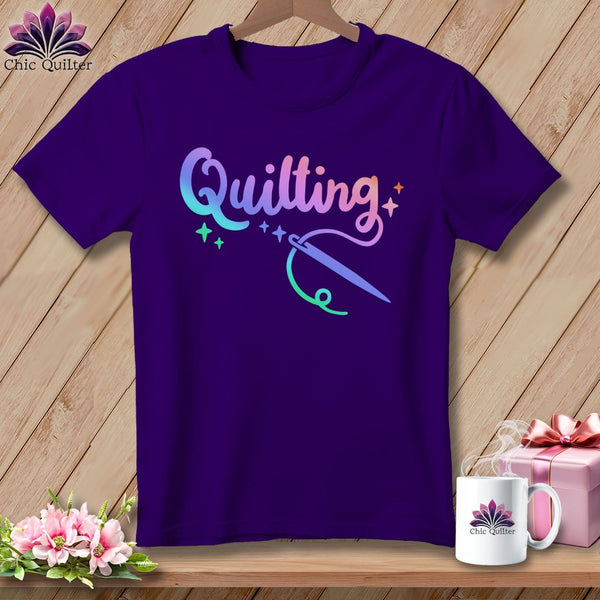 MyDesigns Physical Item S / Team Purple Quilting ~ Relaxed Fit Tee