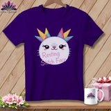 MyDesigns Physical Item S / Team Purple Quirky Impact - Resting Stitch Face ~ Relaxed Fit Tee