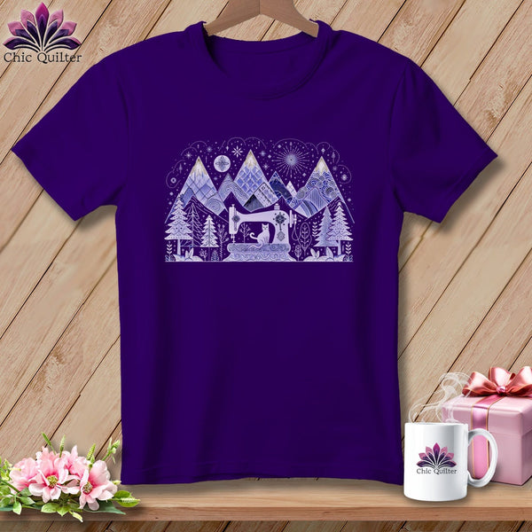 MyDesigns Physical Item S / Team Purple Quited Kitty Nights ~ Relaxed Fit Tee