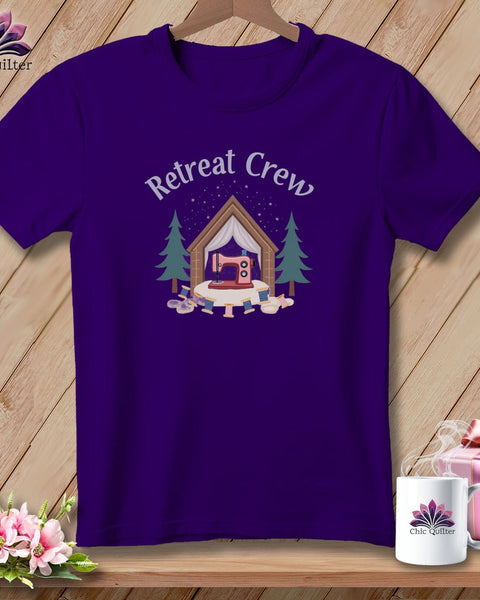 MyDesigns Physical Item S / Team Purple Retreat Crew Cabin ~ Relaxed Fit Tee