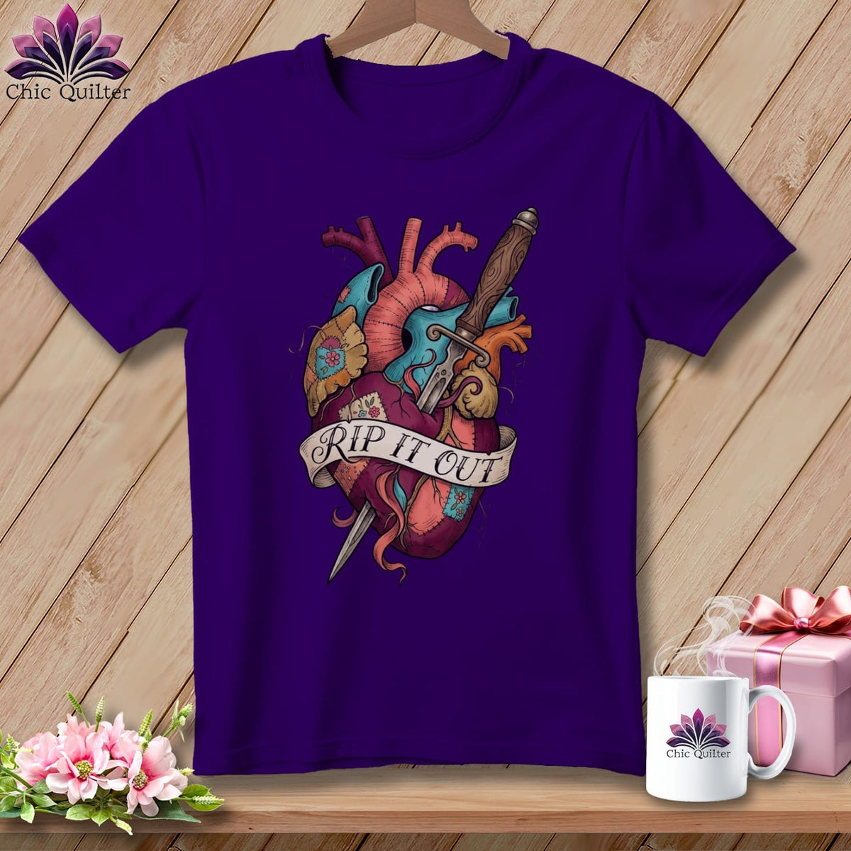 MyDesigns Physical Item S / Team Purple Rip It Out ~ Relaxed Fit Tee