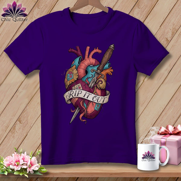MyDesigns Physical Item S / Team Purple Rip It Out ~ Relaxed Fit Tee