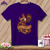 MyDesigns Physical Item S / Team Purple Rise & Quilt On ~ Relaxed Fit Tee