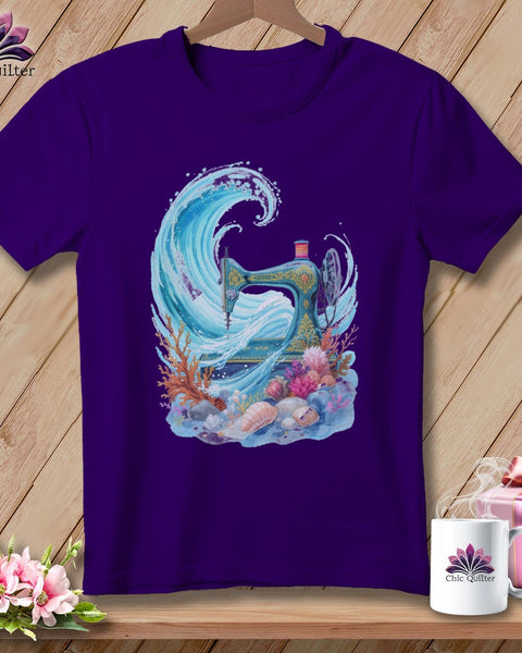 MyDesigns Physical Item S / Team Purple Seaside Stitcher ~ Relaxed Fit Tee