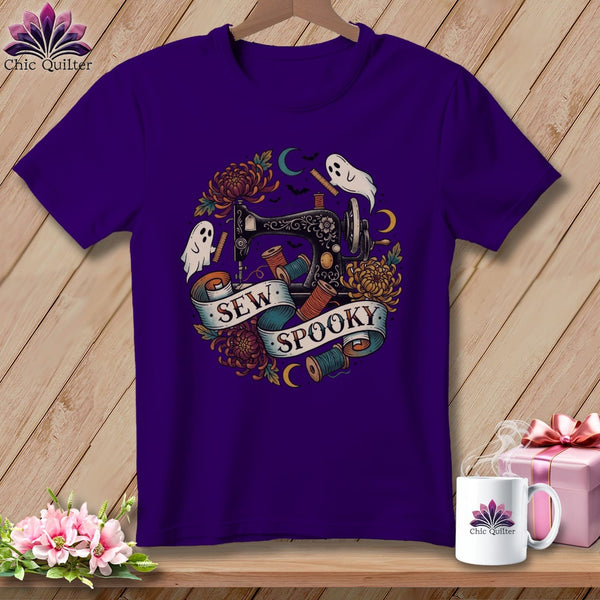 MyDesigns Physical Item S / Team Purple Sew Spooky ~ Hand-Crank ~ Relaxed Fit Tee