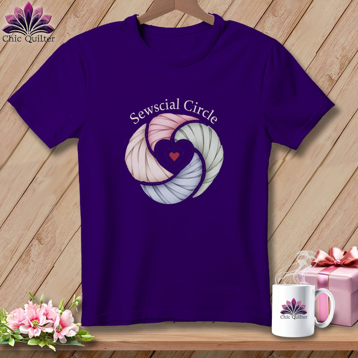 MyDesigns Physical Item S / Team Purple Sewcial Circle ~ Relaxed Fit Tee