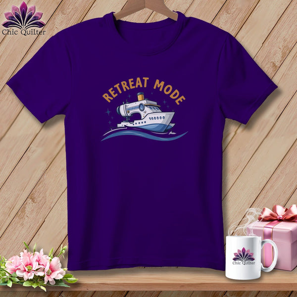 MyDesigns Physical Item S / Team Purple Sewing Ship Retreat Mode ~ Relaxed Fit Tee