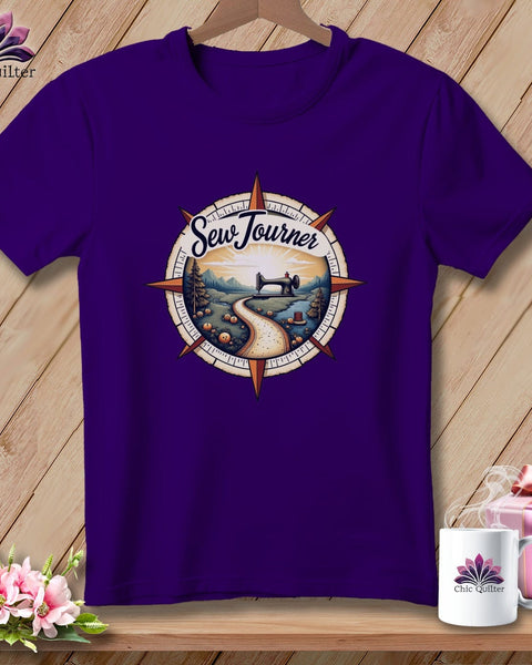 MyDesigns Physical Item S / Team Purple SewJourner ~ Relaxed Fit Tee