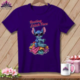 MyDesigns Physical Item S / Team Purple Snither Stitcher - Resting Stitch Face ~ Relaxed Fit Tee