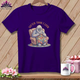 MyDesigns Physical Item S / Team Purple Softer Than I Look ~ Relaxed Fit Tee