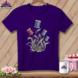MyDesigns Physical Item S / Team Purple Spool Blooms ~ Relaxed Fit Tee