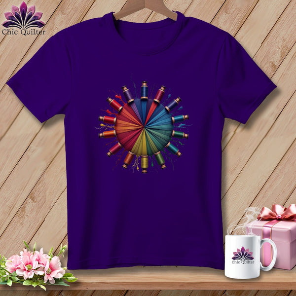 MyDesigns Physical Item S / Team Purple Spools of Wonder ~ Relaxed Fit Tee