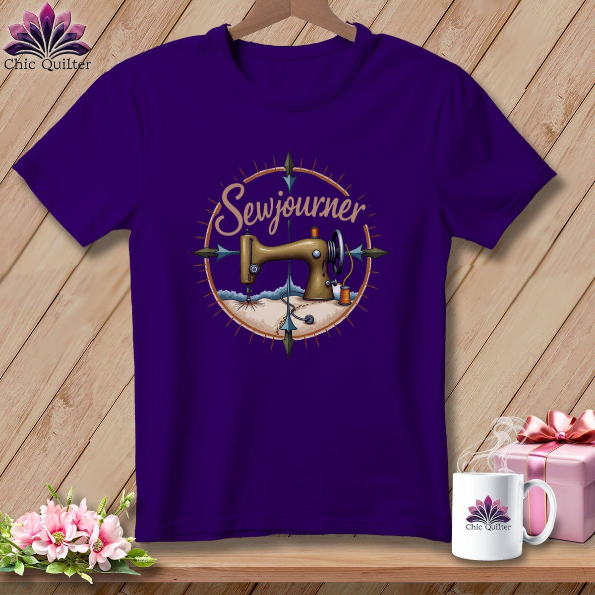 MyDesigns Physical Item S / Team Purple Stitchers Journey ~ Relaxed Fit Tee