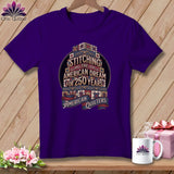 MyDesigns Physical Item S / Team Purple Stitching the American Dream for 250 Years American Quilters ~ Relaxed Fit Tee