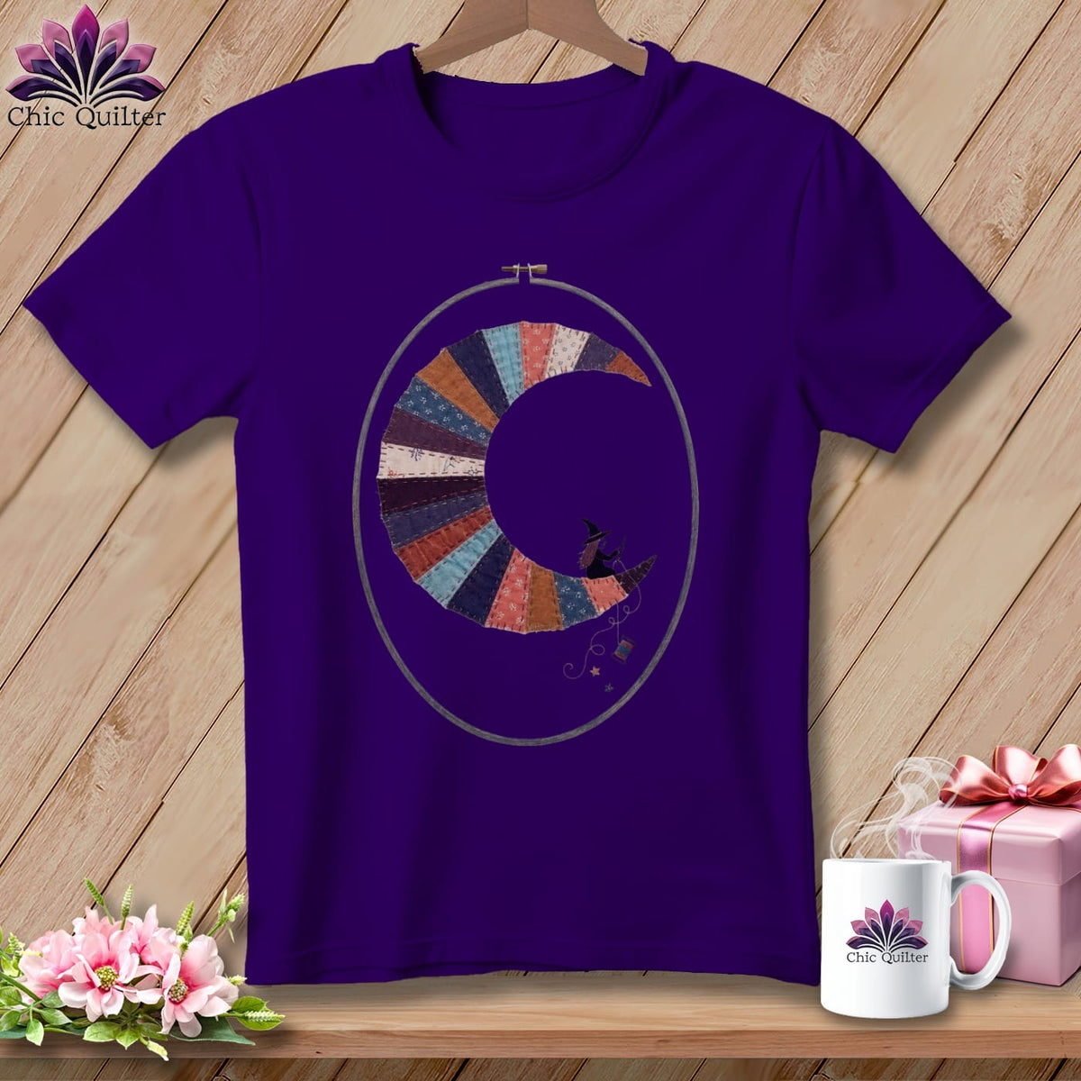 MyDesigns Physical Item S / Team Purple Stitching the Moon ~ Relaxed Fit Tee