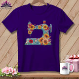 MyDesigns Physical Item S / Team Purple Sunflower Sew Dayz ~ Relaxed Fit Tee