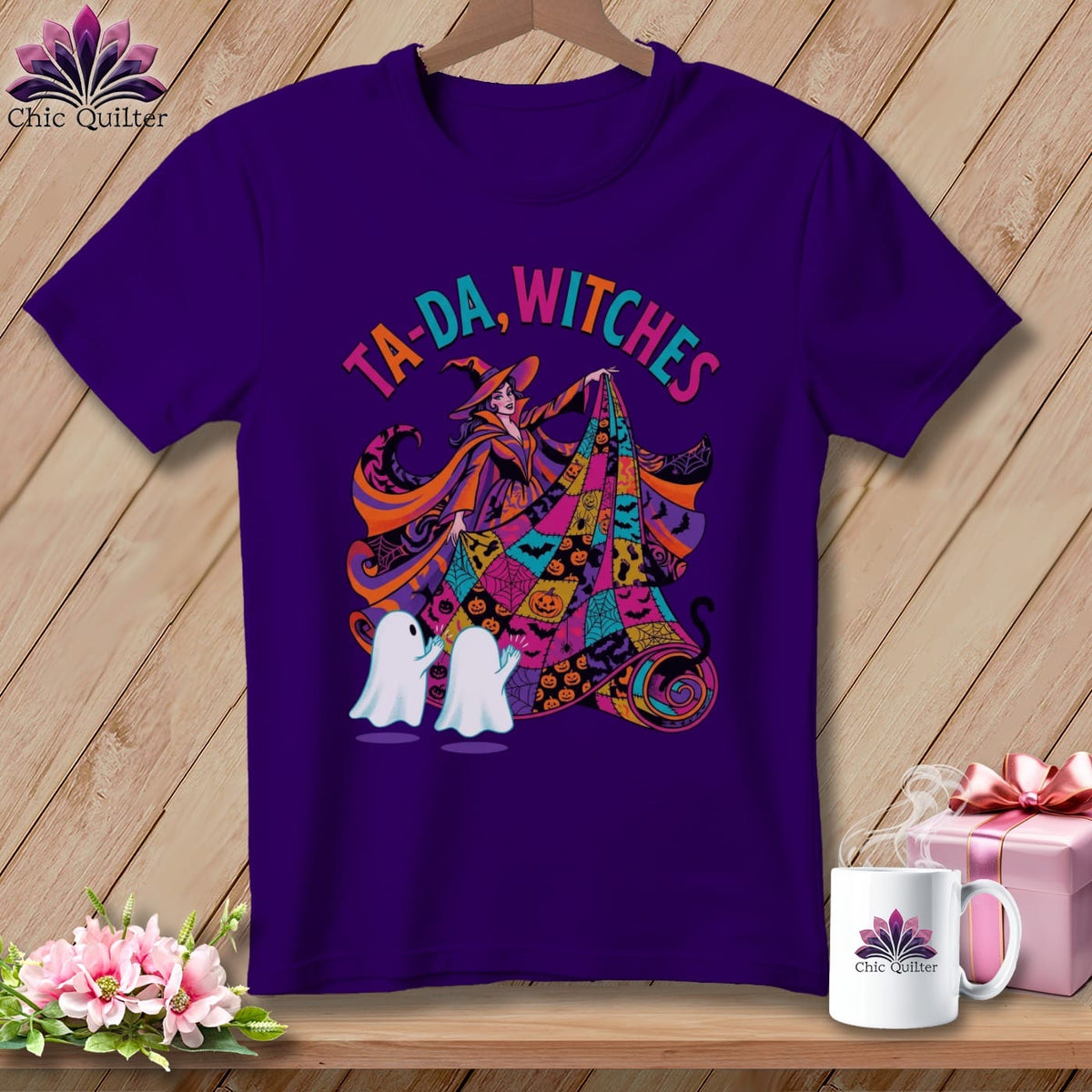 MyDesigns Physical Item S / Team Purple Ta-Da, Witches ~ Relaxed Fit Tee