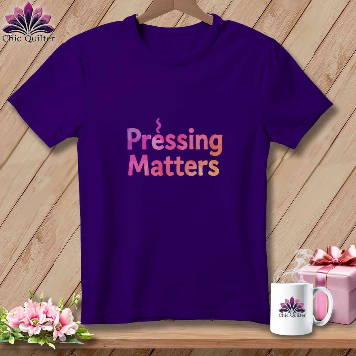 MyDesigns Physical Item S / Team Purple The Pressing Matters ~ Relaxed Fit Tee