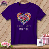 MyDesigns Physical Item S / Team Purple Thread Head ~ Relaxed Fit Tee