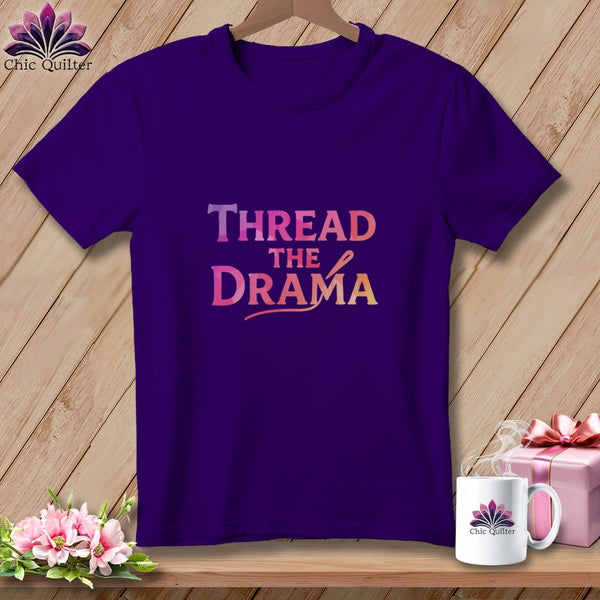 MyDesigns Physical Item S / Team Purple Thread the Drama ~ Relaxed Fit Tee