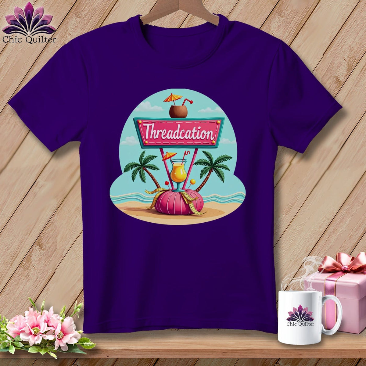 MyDesigns Physical Item S / Team Purple Threadcation ~ Relaxed Fit Tee