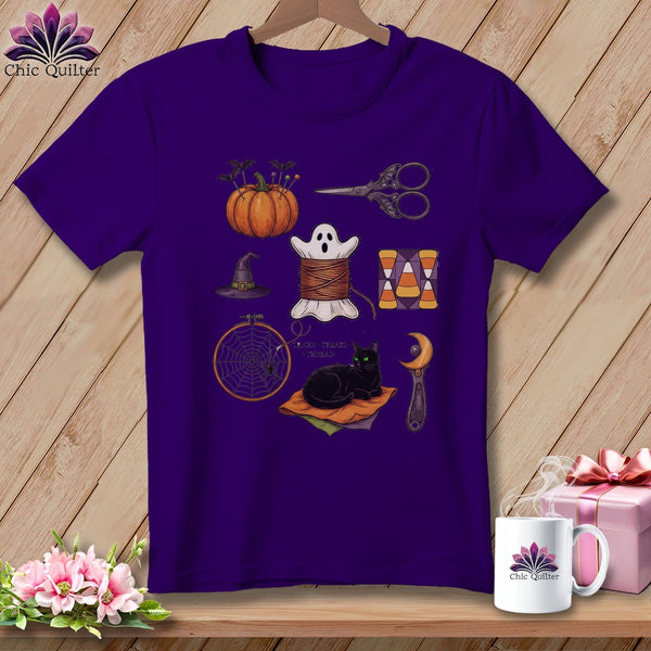 MyDesigns Physical Item S / Team Purple Tricks • Treats • Thread ~ Relaxed Fit Tee