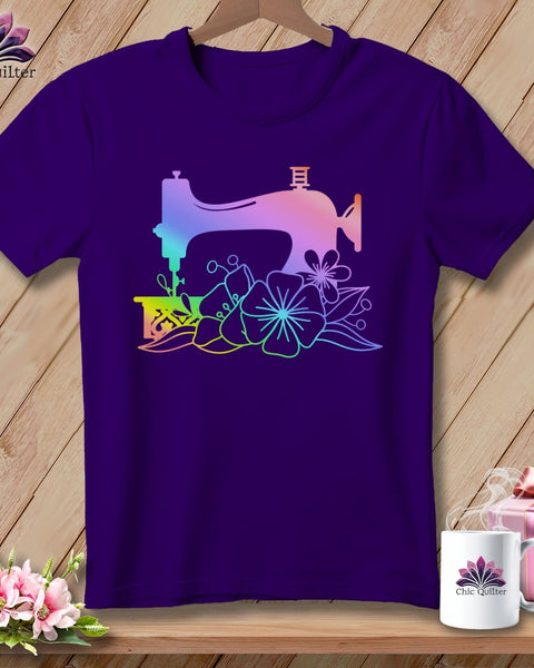 MyDesigns Physical Item S / Team Purple Tropical Sewing ~ Relaxed Fit Tee