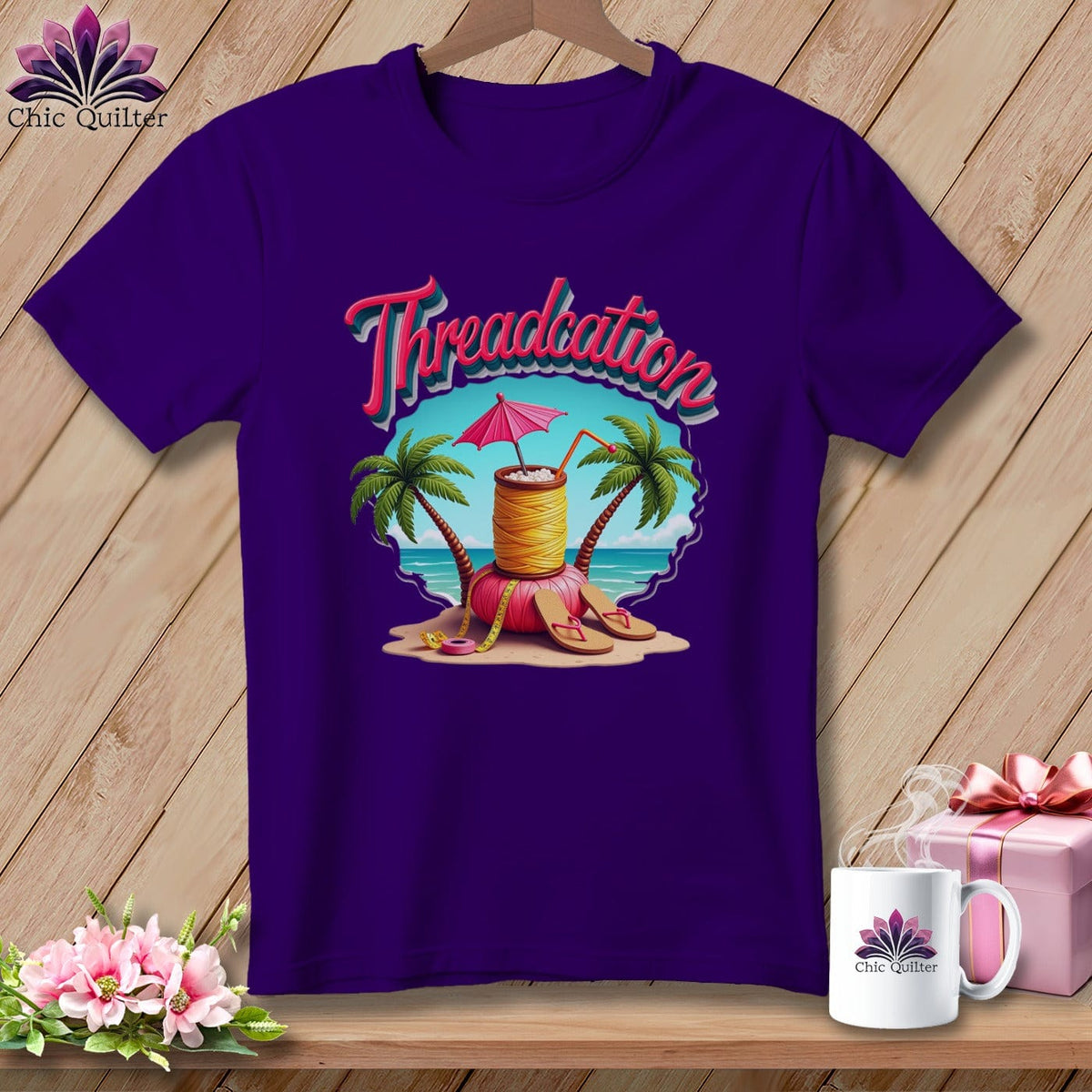 MyDesigns Physical Item S / Team Purple Tropical Threads ~ Relaxed Fit Tee