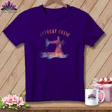 MyDesigns Physical Item S / Team Purple Watercolor Retreat Crew ~ Relaxed Fit Tee