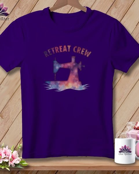 MyDesigns Physical Item S / Team Purple Watercolor Retreat Crew ~ Relaxed Fit Tee