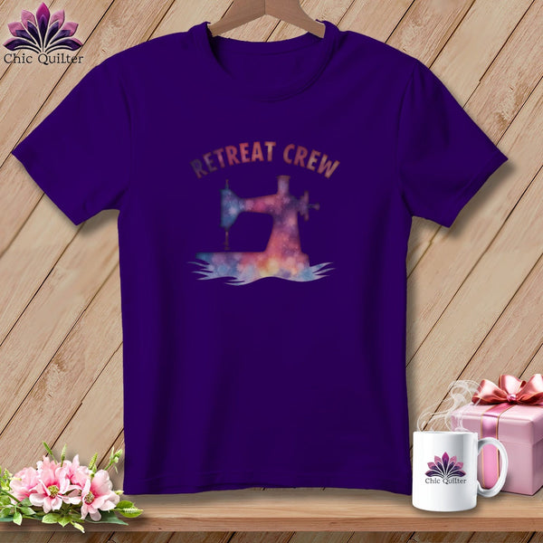 MyDesigns Physical Item S / Team Purple Watercolor Retreat Crew ~ Relaxed Fit Tee
