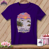 MyDesigns Physical Item S / Team Purple White Sands National Park, Stitchin in ~ Relaxed Fit Tee