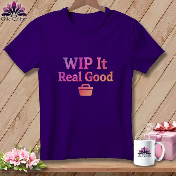 MyDesigns Physical Item S / Team Purple WIP It Real Good Project Emblem ~ Relaxed Fit Tee