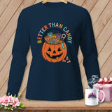 MyDesigns Physical Item S / True Navy Better Than Candy ~ Long Sleeve Tee