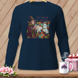 MyDesigns Physical Item S / True Navy DON'T MAKE ME UNSEW YOU ~ Long Sleeve Tee