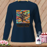MyDesigns Physical Item S / True Navy Fabric Run ~ Long Sleeve Tee