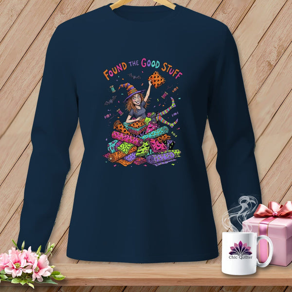 MyDesigns Physical Item S / True Navy FOUND THE GOOD STUFF ~ Bolt Heap ~ Long Sleeve Tee