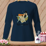 MyDesigns Physical Item S / True Navy Hex The Seam ~ Long Sleeve Tee