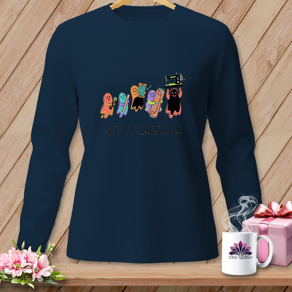 MyDesigns Physical Item S / True Navy Just The Essentials. ~ Long Sleeve Tee