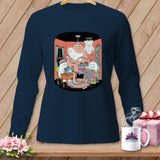MyDesigns Physical Item S / True Navy Night Shift ~ Pendant Lamp ~ Long Sleeve Tee