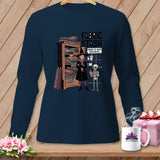 MyDesigns Physical Item S / True Navy None Of Your Business. ~ Long Sleeve Tee