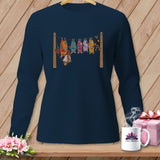 MyDesigns Physical Item S / True Navy One Still Awake ~ Long Sleeve Tee
