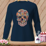 MyDesigns Physical Item S / True Navy Quilt 'Til You Drop ~ Long Sleeve Tee
