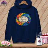 MyDesigns Physical Item S / True Navy Quilter’s Personalized Whirl ~ Premium Hoodie