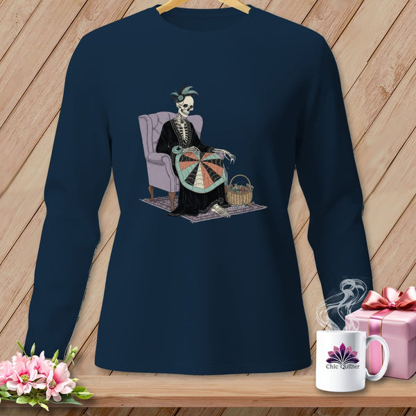 MyDesigns Physical Item S / True Navy Still Not Done ~ Long Sleeve Tee