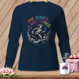 MyDesigns Physical Item S / True Navy The Scraps Have Turned. ~ Long Sleeve Tee