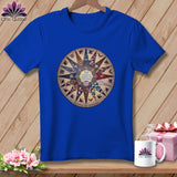 MyDesigns Physical Item S / True Royal 250 Years of American Quilting United By Thread Commemorative ~ Relaxed Fit Tee