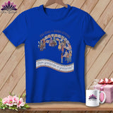 MyDesigns Physical Item S / True Royal 250 Years of Shared Stitches From Generation to Generation Quilting ~ Relaxed Fit Tee
