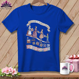 MyDesigns Physical Item S / True Royal 250 Years of Shared Stitches ~ From Generation to Generation Quilting ~ Relaxed Fit Tee