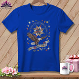MyDesigns Physical Item S / True Royal 250 Years Stitched Under The Stars Proud American Quilter ~ Relaxed Fit Tee